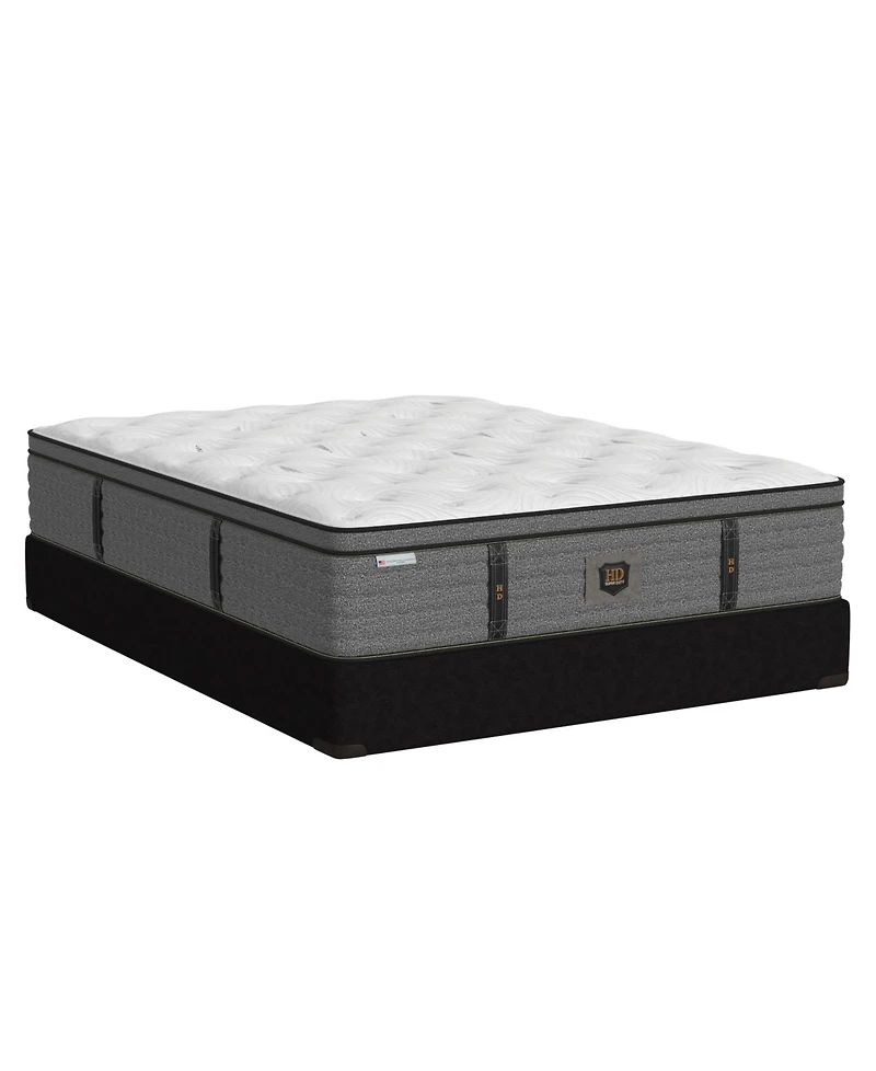 Paramount Hd Pierce 14" Medium Firm Euro Pillow Top Mattress Set