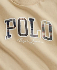 Polo Ralph Lauren Baby Boys' Madras-Logo T-Shirt and Corduroy Shorts, 2-Piece Set