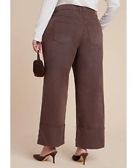 Eloquii Women's Tall Cuff Jean