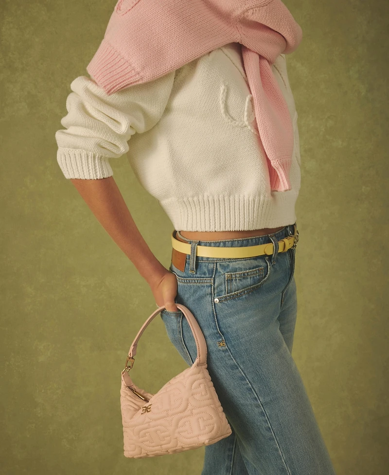 Sam Edelman Ethyl Top Zip Demi Small Shoulder Bag