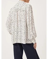 Hush Women's Sigrid Polka Dot Long Sleeve Shirt