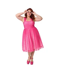 Unique Vintage Plus Garden State Swing Dress