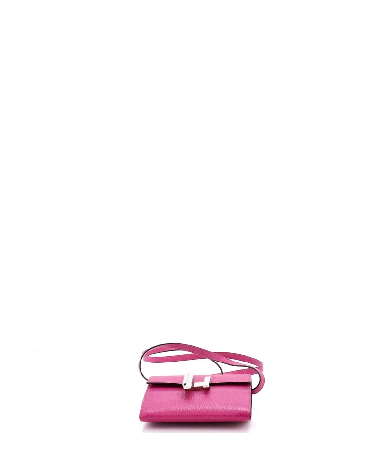 Pre-Owned HERMES Mini Cinhetic To Go Wallet Chevre Mysore