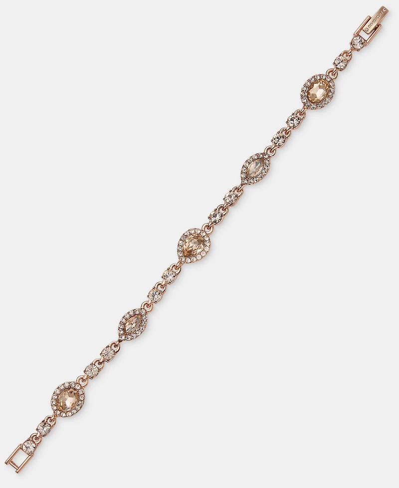 Givenchy Glass Stone Statement Station Flex Bracelet