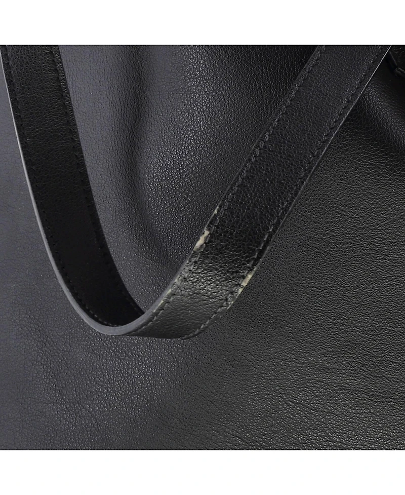 Pre-Owned Saint Laurent Large Bold Tote Leather with Applique