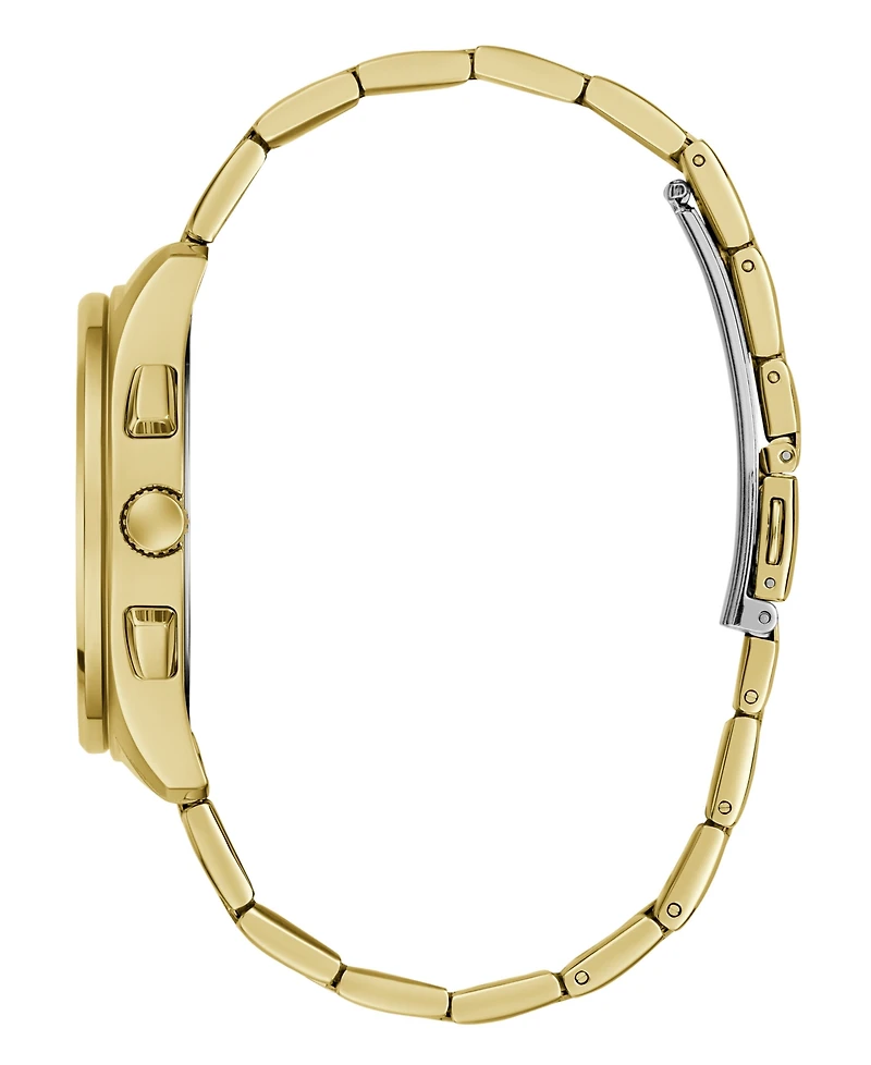 Guess Men's Gold-Tone Multi-Function Watch, 40mm