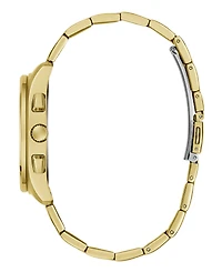 Guess Men's Gold-Tone Multi-Function Watch, 40mm
