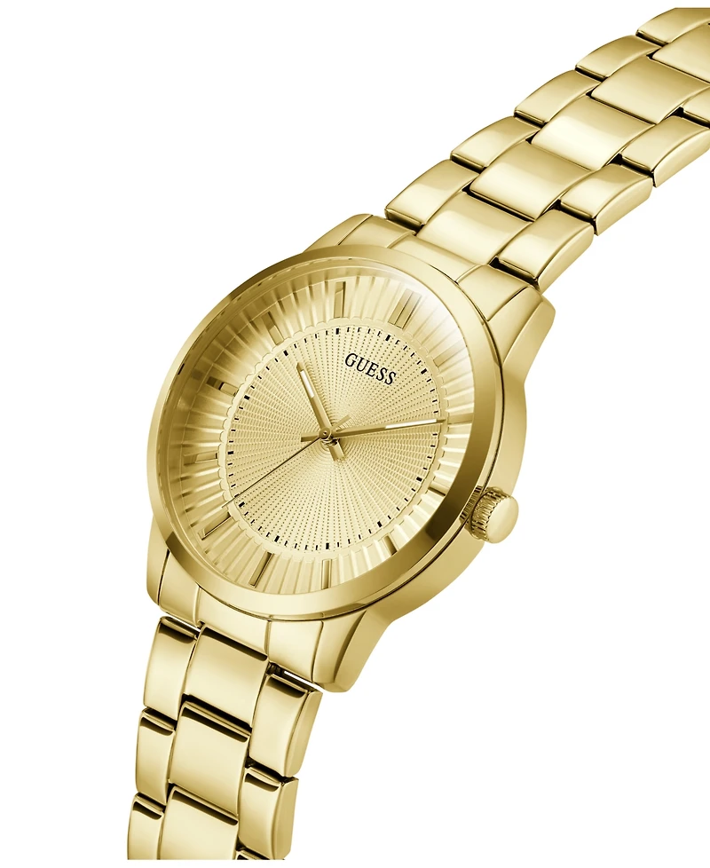 Guess Men's Gold-Tone Analog Watch, 42mm
