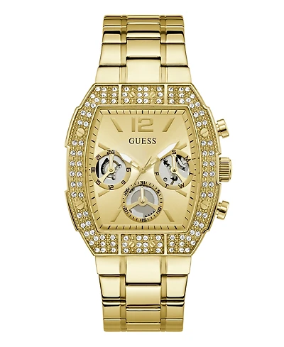 Guess Men's Gold-Tone Multi-Function Watch, 41mm