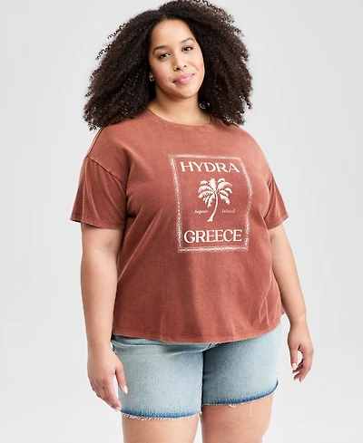 And Now This Trendy Plus Hydra Greece Graphic T-Shirt, Macy's Exclusive