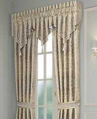 J Queen New York Romero Window Ascot Valance, 21" x 40"