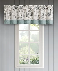 J Queen New York Blossom View Window Straight Valance, 21.25" x 88"