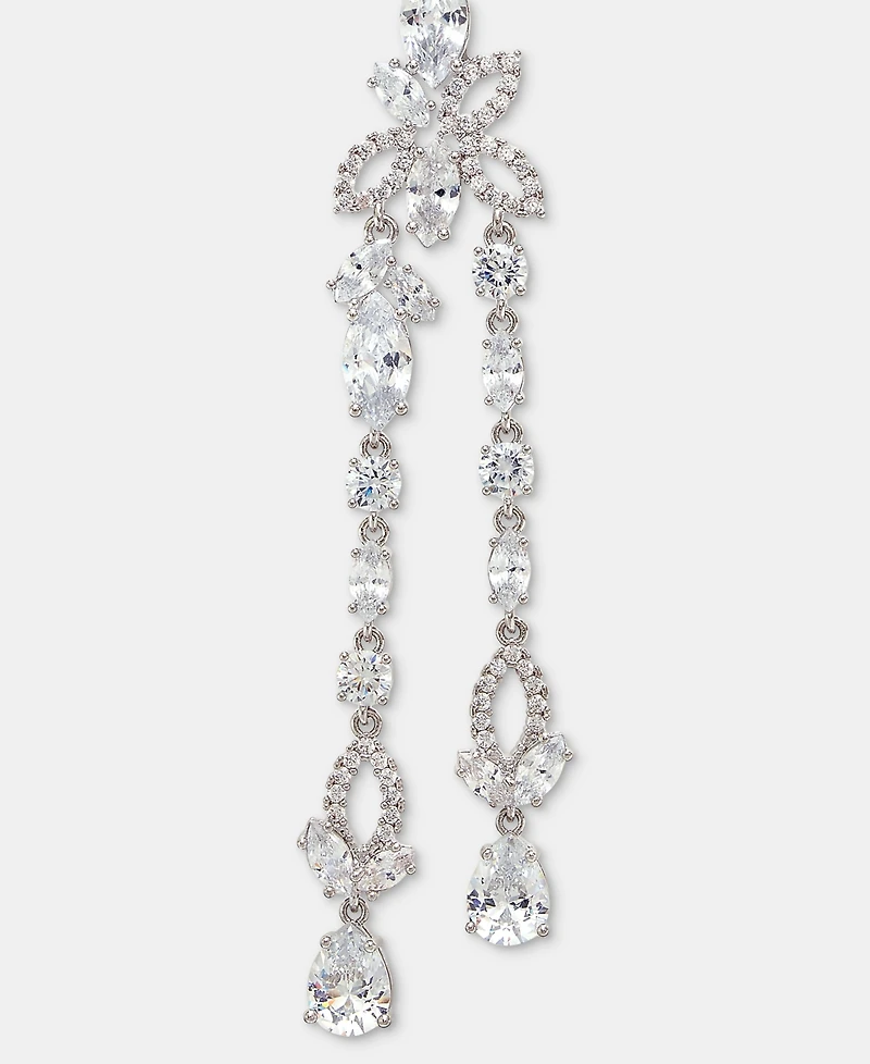 Givenchy Cubic Zirconia Lariat Necklace, 16" + 3" extender