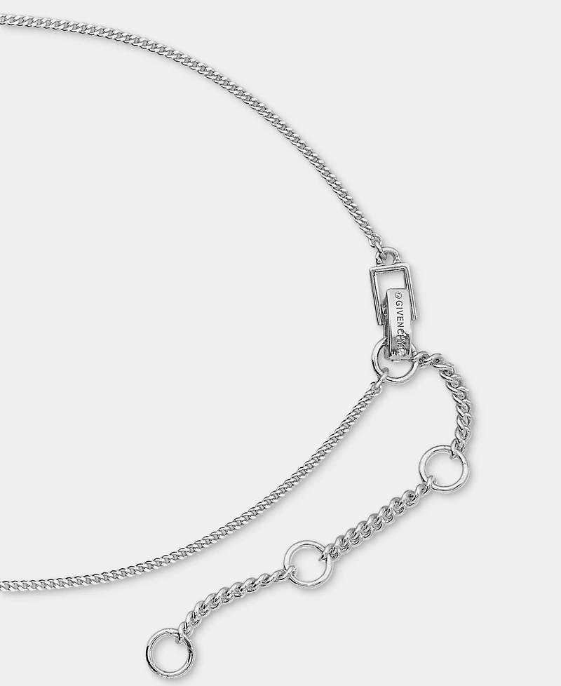 Givenchy Cubic Zirconia Lariat Necklace, 16" + 3" extender