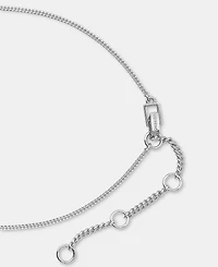 Givenchy Cubic Zirconia Lariat Necklace, 16" + 3" extender