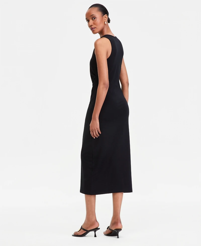 I.n.c. International Concepts Women's Hardware-Strap Knit Midi Dress, Macy's Exclusive