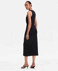 I.n.c. International Concepts Women's Hardware-Strap Knit Midi Dress, Macy's Exclusive