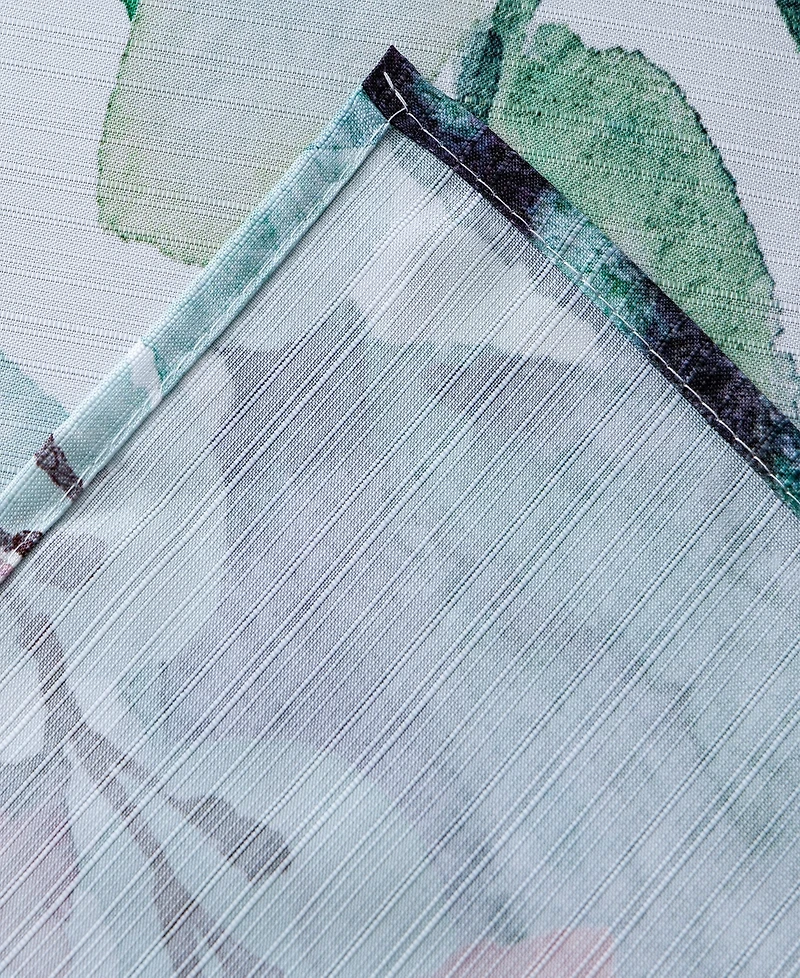 Dainty Home Floral Waterfall Shower Curtain, 70" x 72"