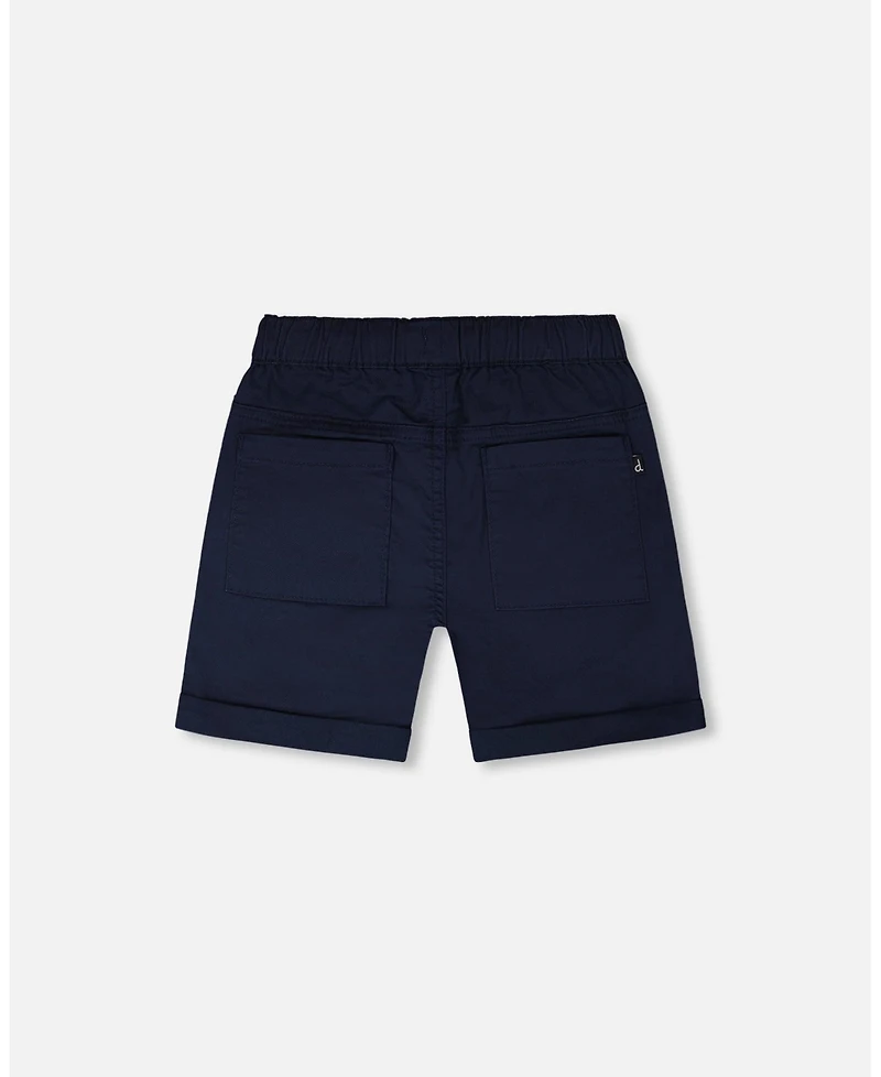 Deux par Deux Boy Stretch Twill Shorts - Child