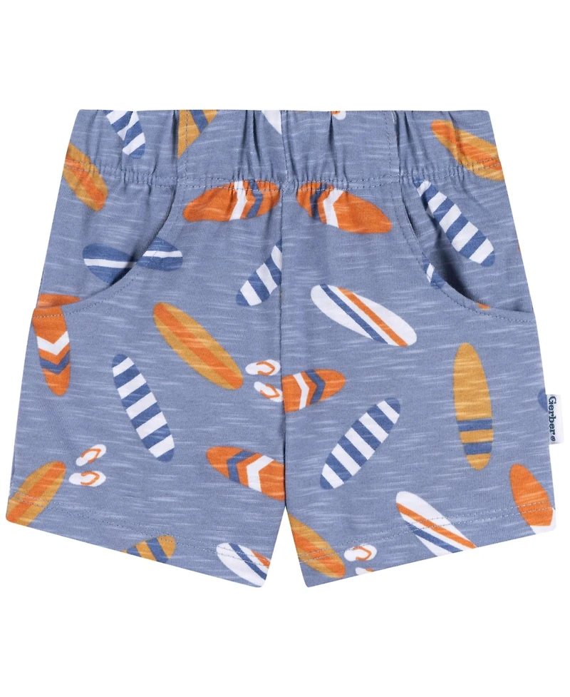 Gerber Baby Boys 2-Piece T-Shirt and Shorts Set