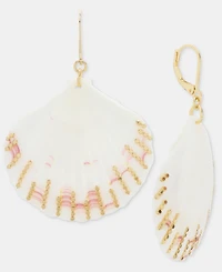 lonna & lilly Seashell Chain Drop Earrings