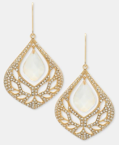 lonna & lilly Stone Branch Orbital Drop Earrings