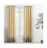 Barefoot Bungalow Greenland Home Fashions Dandelion Window Panel Pair - 42x84"