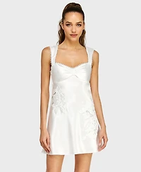 Alex & Sophia Juniors' Sweetheart Neck Short Dress