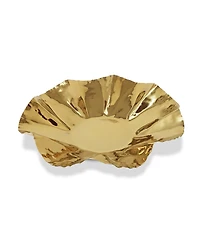 Classic Touch Crushed Platter, 16.5"