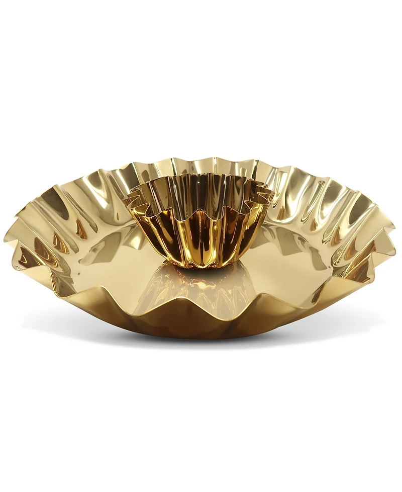 Classic Touch Chip and Dip Bowl, 14.25"