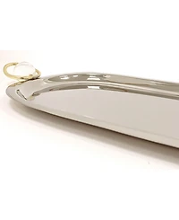 Classic Touch Oval Tray, 23.2"