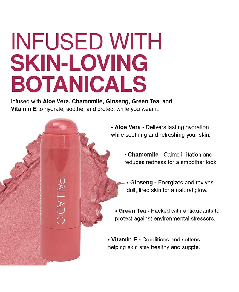 Palladio I'm Blushing 2-in-1 Cheek and Lip Tint - 0.20 oz