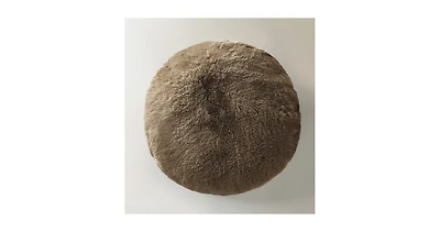 Z Gallerie Shay Faux Fur Round Pillow 18"