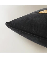 Bella Beaded Butterfly Pillow 20"