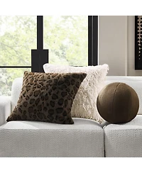 Z Gallerie Nyx Faux Fur Pillow 22"