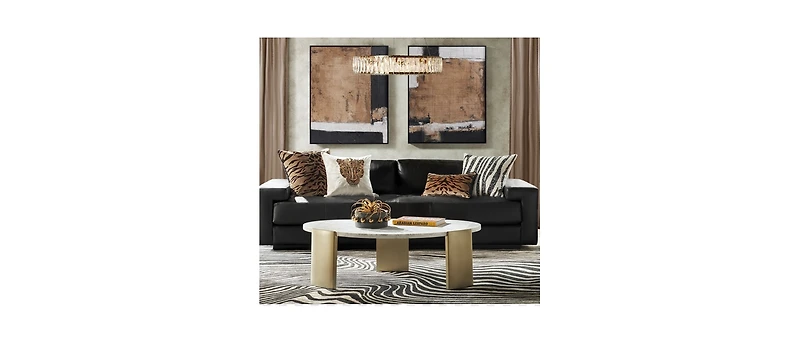 Bronze Tiger Lumbar 12" X 20"