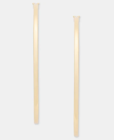 Karl Lagerfeld Paris Medium Inner Geometric Hoop Earrings, 1.67"