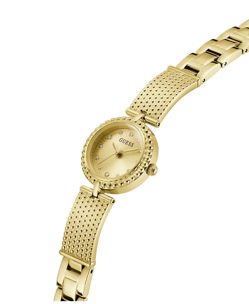 Guess Women's Gold-Tone Stainless Steel Watch, 24mm