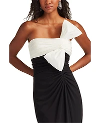 Tadashi Shoji Women's Kaliko Twist Bow Gown