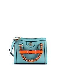 Pre-Owned Gucci Mini Diana Nm Bamboo Handle Tote Leather