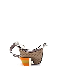 Pre-Owned Gucci Mini Attache Shoulder Bag Micro Gg Coated Canvas