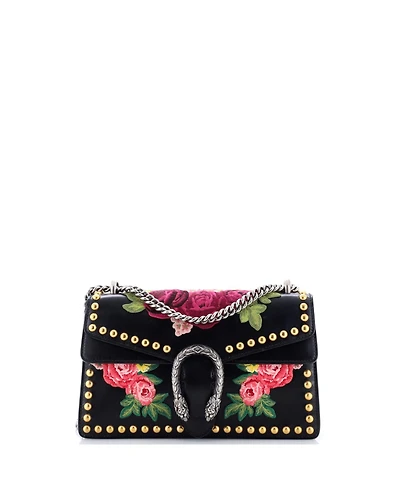 Pre-Owned Gucci Small Dionysus Bag Embroidered Studded Leather