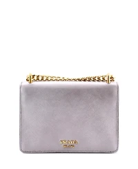 Pre-Owned Prada Small Envelope Flap Chain Shoulder bag Saffiano Leather