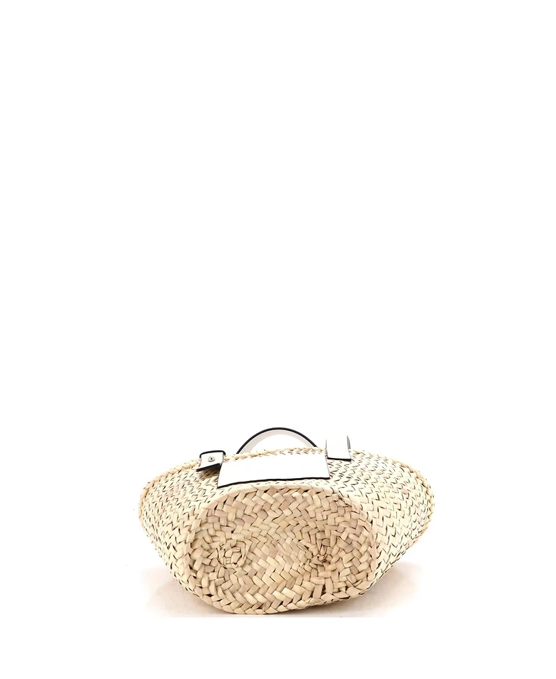 Pre-Owned Loewe Small Basket Tote Raffia