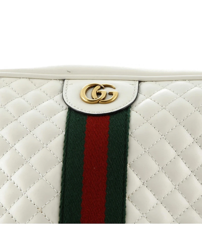 Pre-Owned Gucci Small Trapuntata Camera Bag Quilted Leather