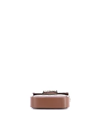 Pre-Owned Gucci Mini Horsebit 1955 Shoulder Bag Gg Coated Canvas with Leather