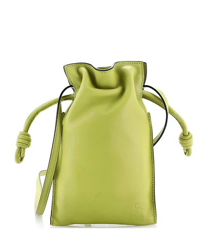 Pre-Owned Loewe Mini Flamenco Knot Bag Leather