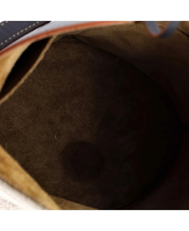 Pre-Owned Loewe Medium Gate Bucket Bag Anagram Jacquard Canvas