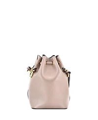 Pre-Owned Fendi Mini Logo Mon Tresor Bucket Bag Leather