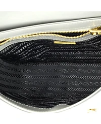 Pre-Owned Prada Small Embleme Flap Bag Saffiano Leather